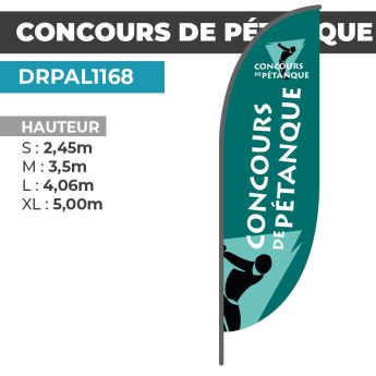 Drapeau CONCOURS DE PÉTANQUE
