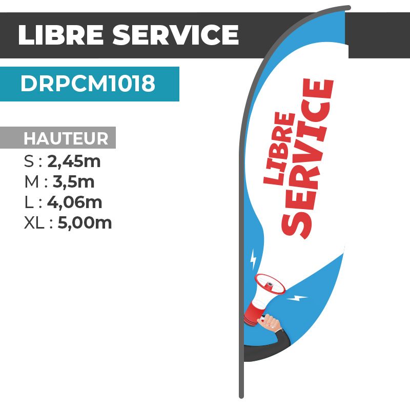 Drapeau LIBRE SERVICE