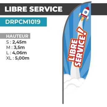 Drapeau LIBRE SERVICE