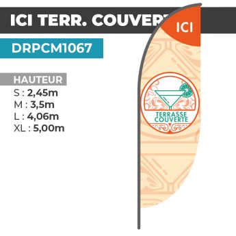 Drapeau ICI TERRASSE COUVERTE