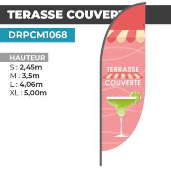 Drapeau TERRASSE COUVERTE