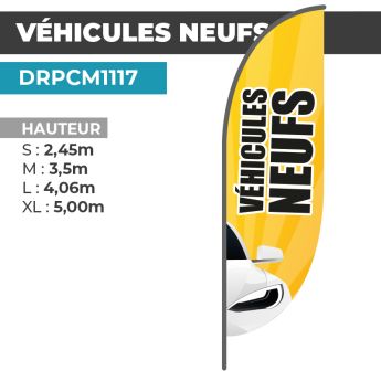 Drapeau VÉHICULES NEUFS