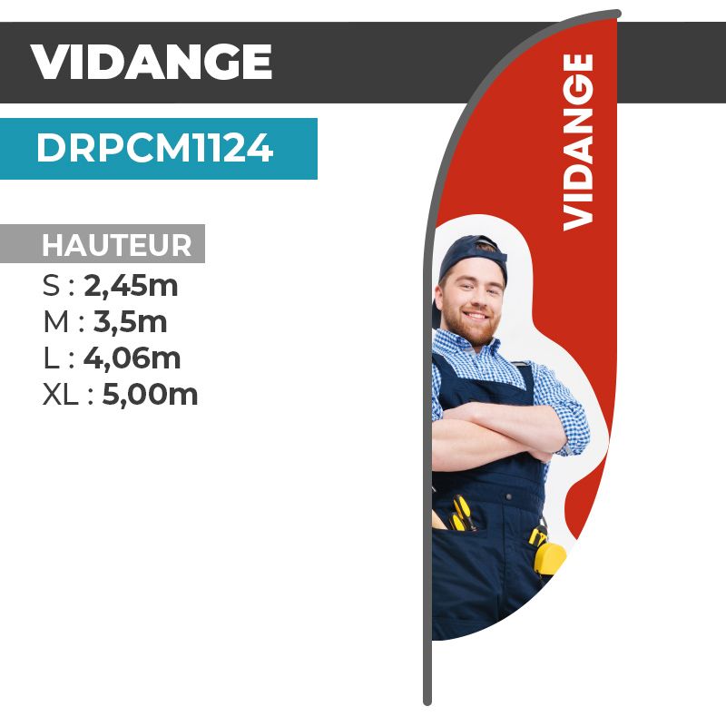 Drapeau VIDANGE