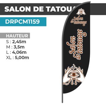 Drapeau SALON DE TATOUAGE