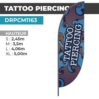 Drapeau TATTOO PIERCING