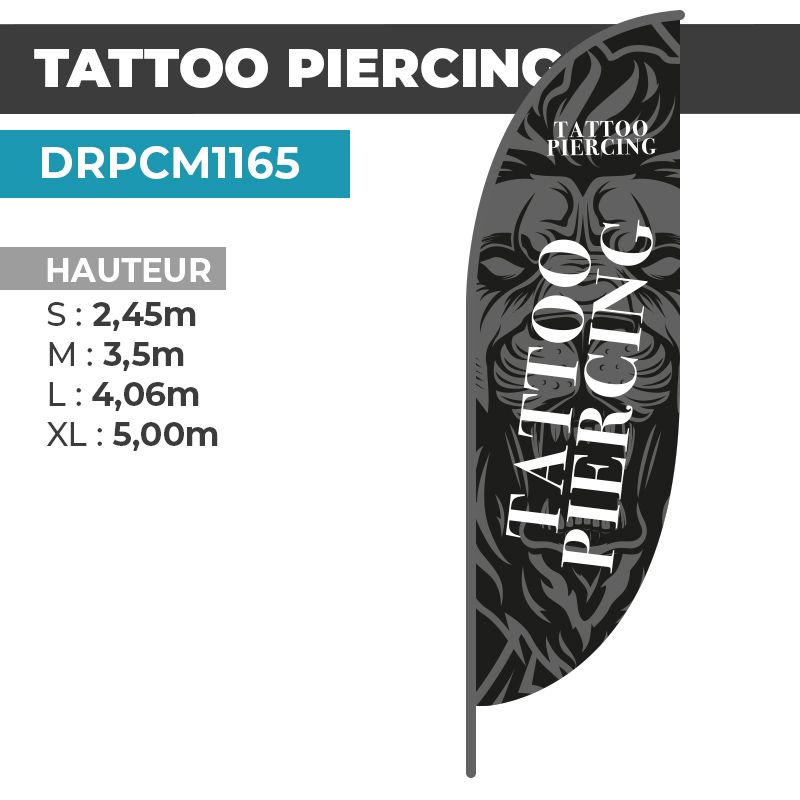 Drapeau TATTOO PIERCING