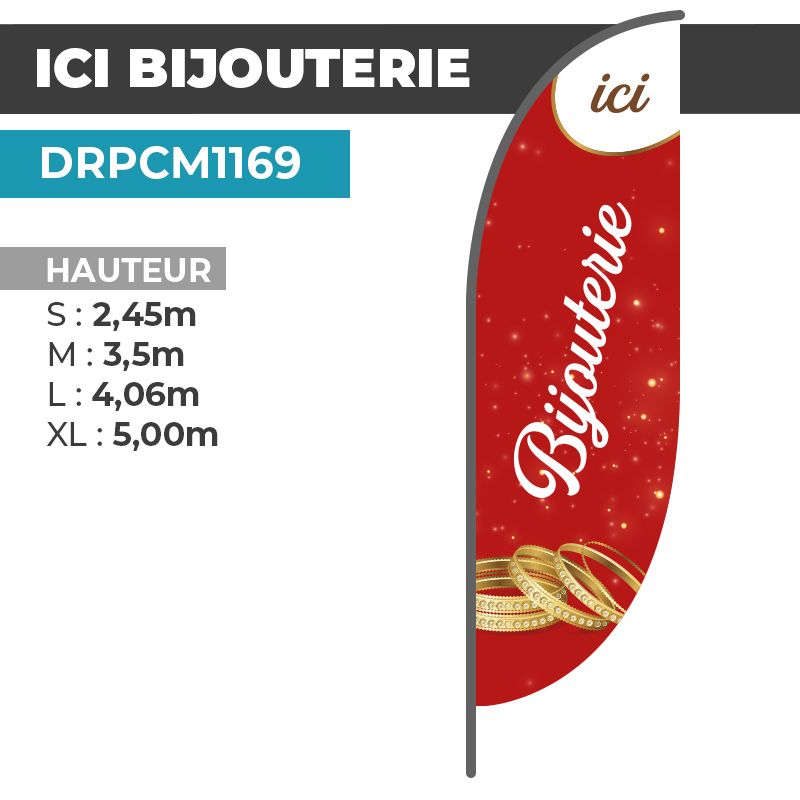 Drapeau ICI BIJOUTERIE