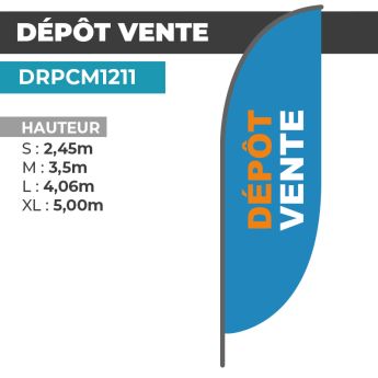 Drapeau DÉPÔT DE VENTE