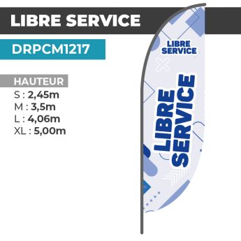 Drapeau LIBRE SERVICE