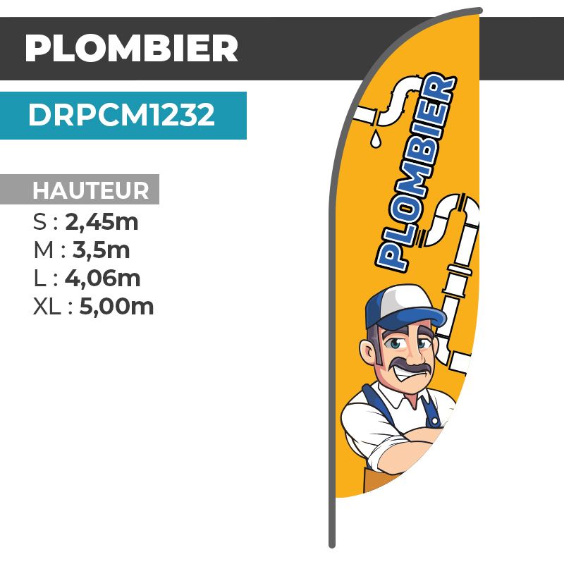 Drapeau PLOMBIER