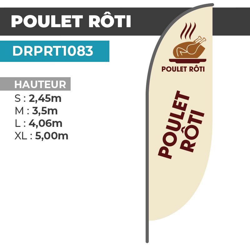 Drapeau POULET RÔTI