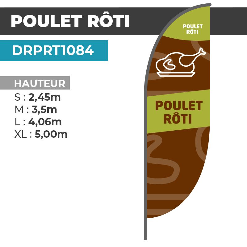 Drapeau POULET RÔTI