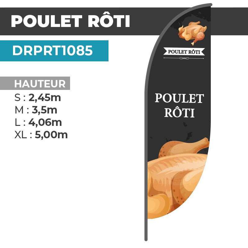 Drapeau POULET RÔTI