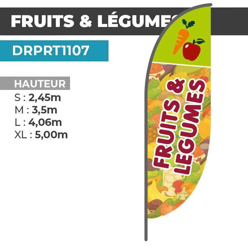 Drapeau FRUITS ET LEGUMES