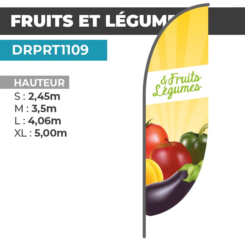 Drapeau FRUITS ET LÉGUMES