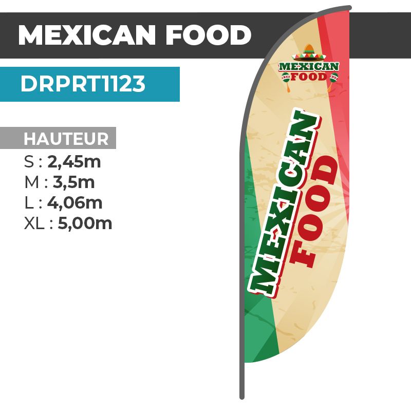 Drapeau MEXICAN FOOD