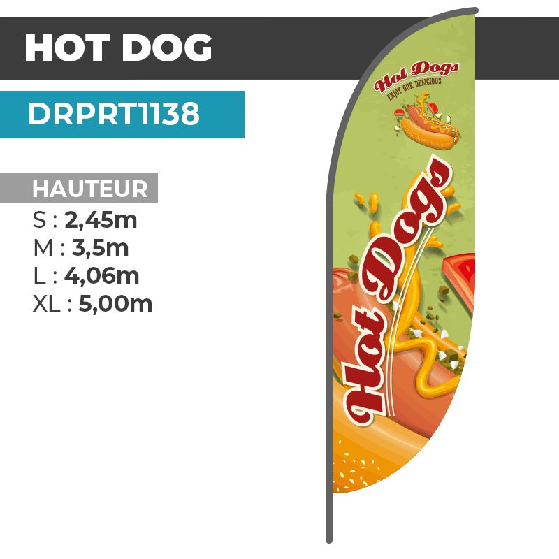 Drapeau HOT DOG
