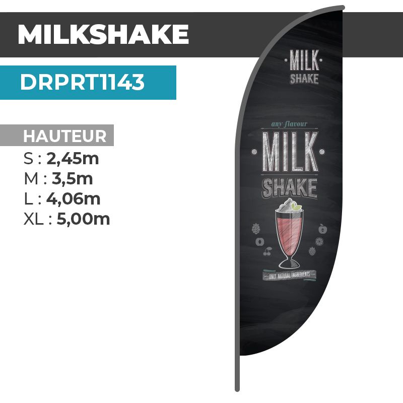 Drapeau MILKSHAKE