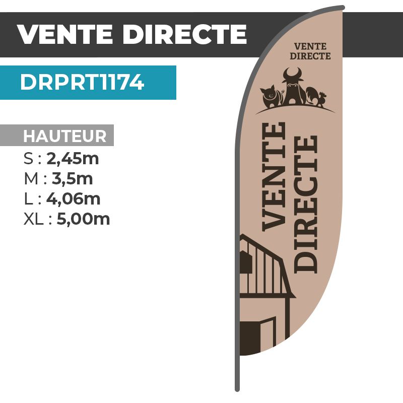 Drapeau VENTE DIRECTE