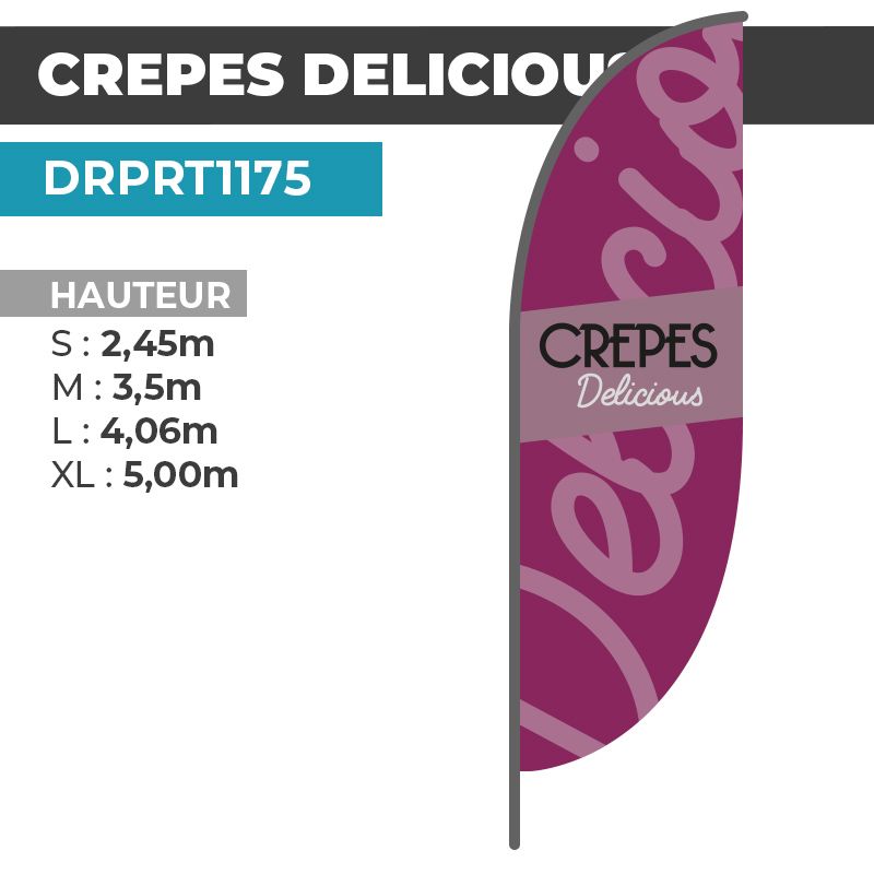 Drapeau CRÊPES DELICIOUS