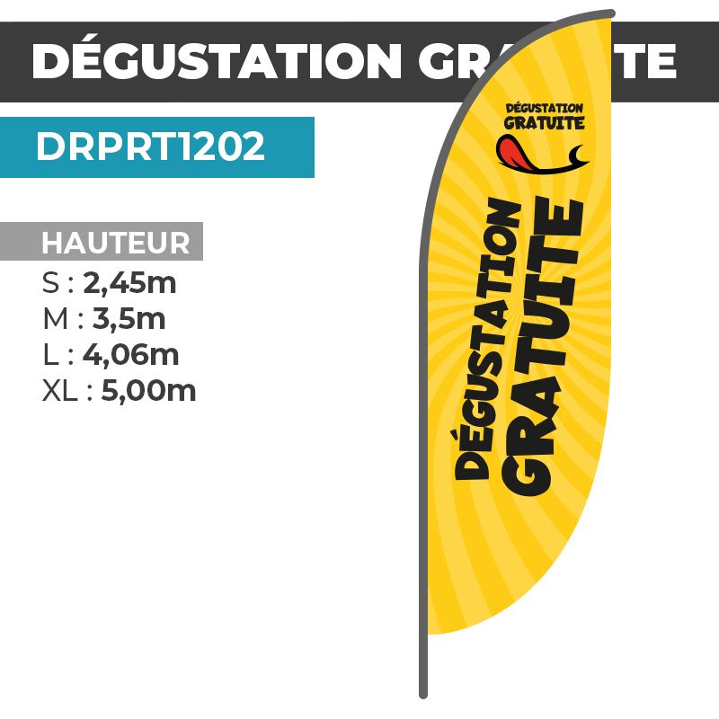 Drapeau DÉGUSTATION GRATUITE