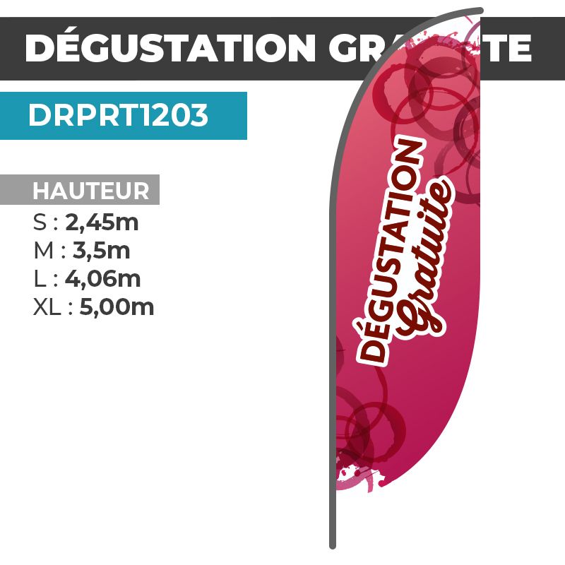 Drapeau DÉGUSTATION GRATUITE