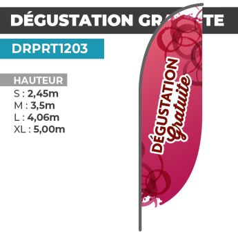 Drapeau DÉGUSTATION GRATUITE