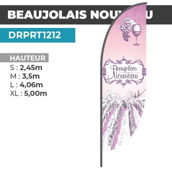 Drapeau BEAUJOLAIS NOUVEAU