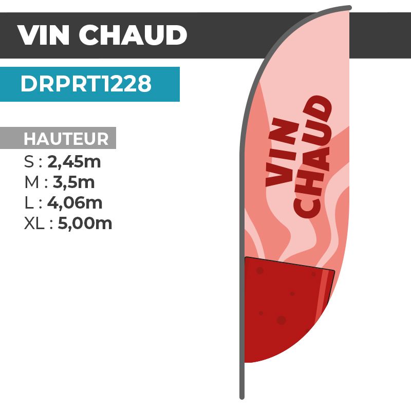Drapeau VIN CHAUD