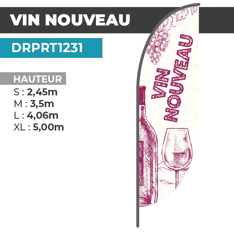 Drapeau VIN NOUVEAU