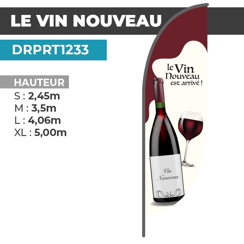 Drapeau LE VIN NOUVEAU