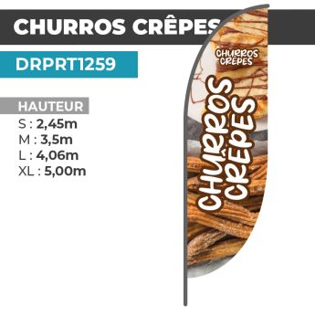 Drapeau CHURROS ET CRÊPES