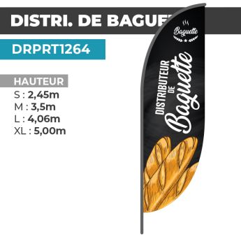 Drapeau DISTRIBUTEUR DE BAGUETTE