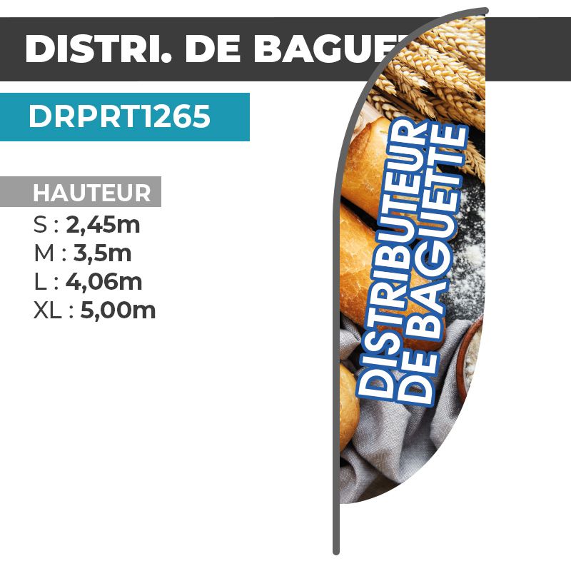 Drapeau DISTRIBUTEUR DE BAGUETTE