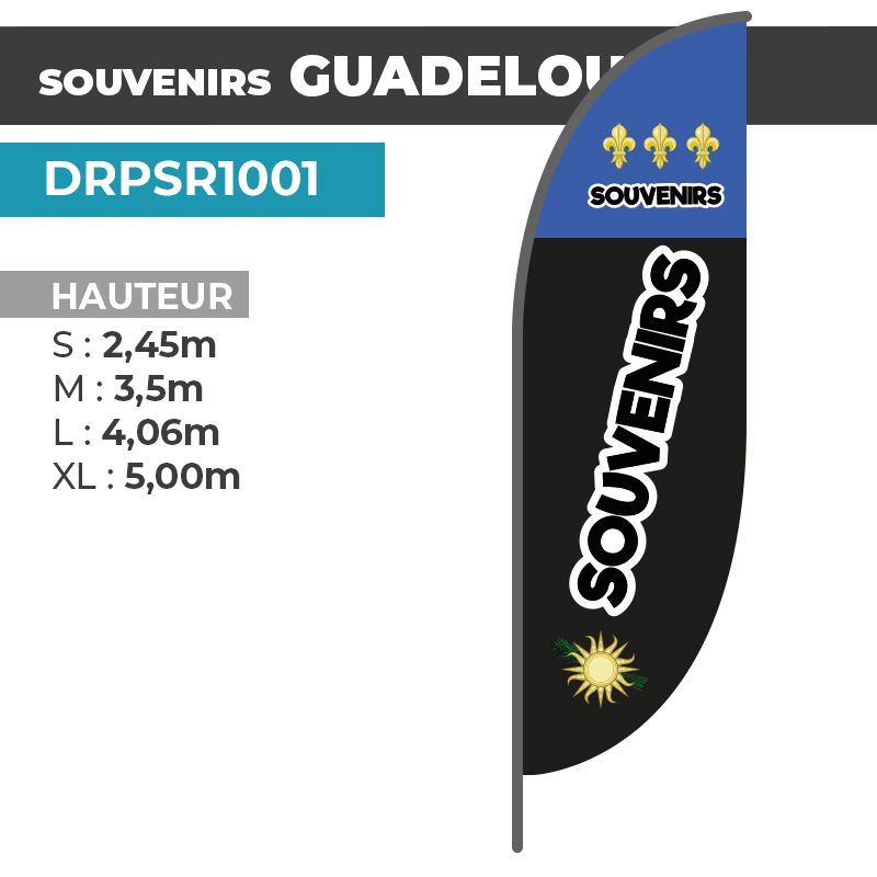 Oriflamme Souvenirs GUADELOUPE