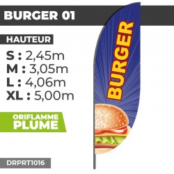 Drapeau Oriflamme Burger