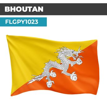 Drapeau BHOUTAN