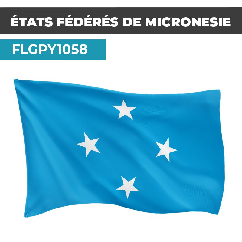 Drapeau ÉTATS FÉDÉRÉS DE MICRONESIE