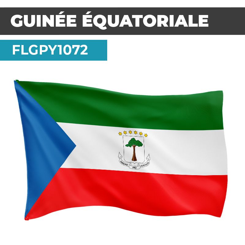 Drapeau GUINÉE ÉQUATORIALE