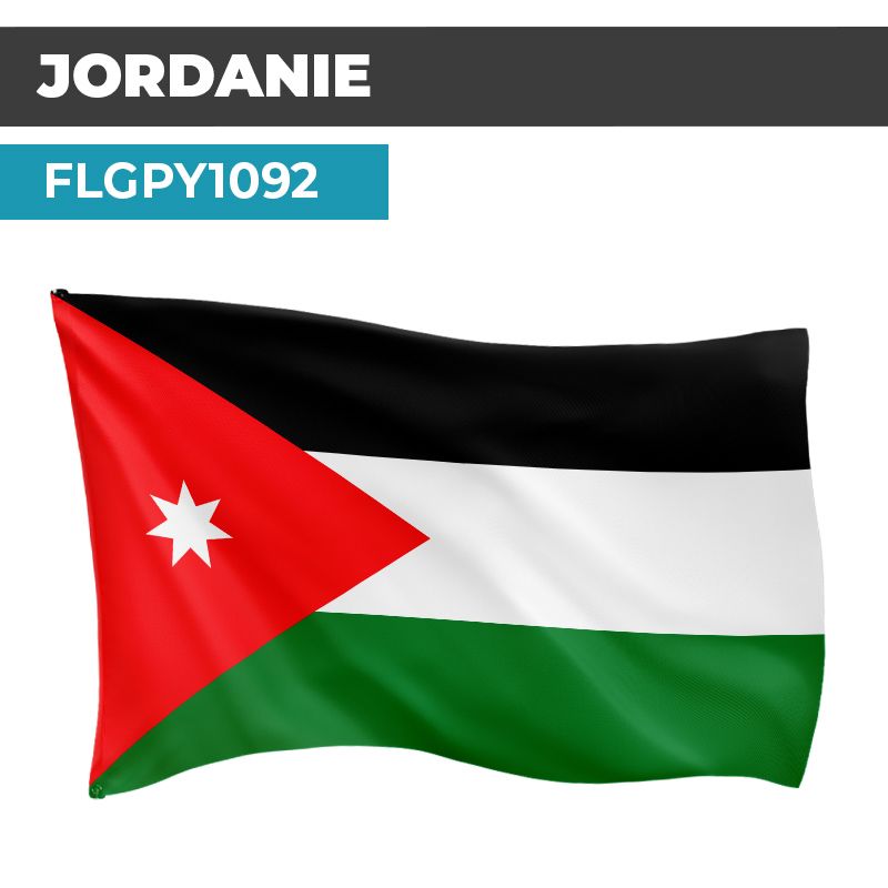 Drapeau JORDANIE