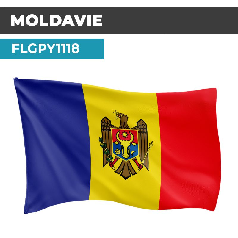 Drapeau MOLDAVIE