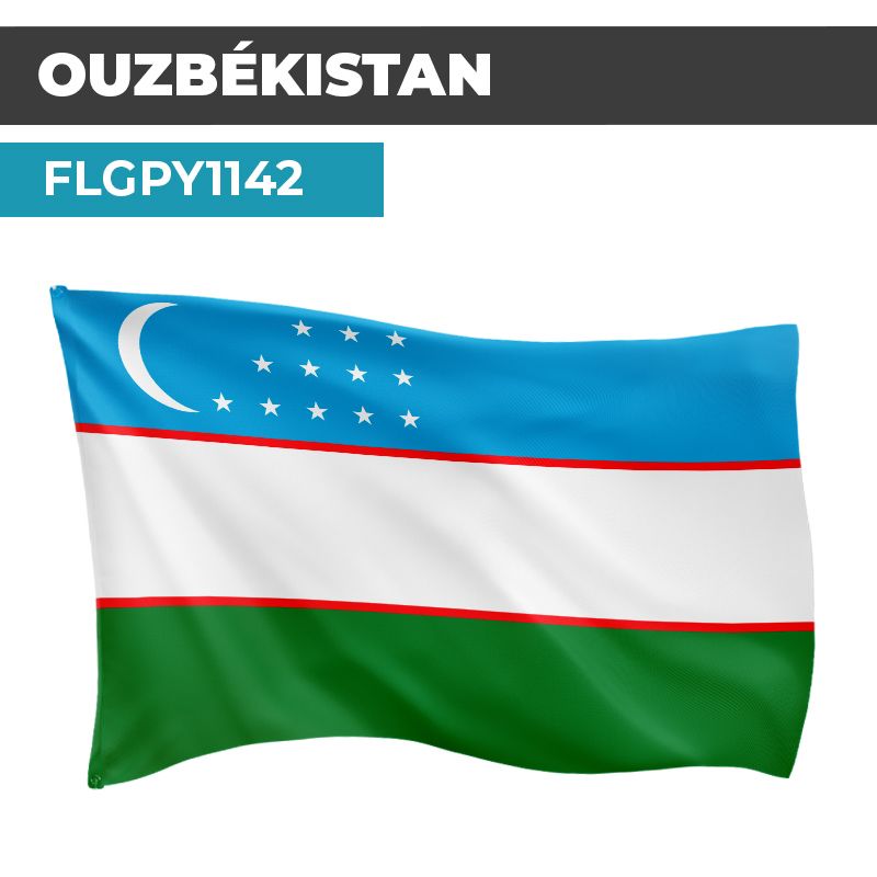 Drapeau OUZBÉKISTAN