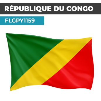 Drapeau RÉPUBLIQUE DU CONGO