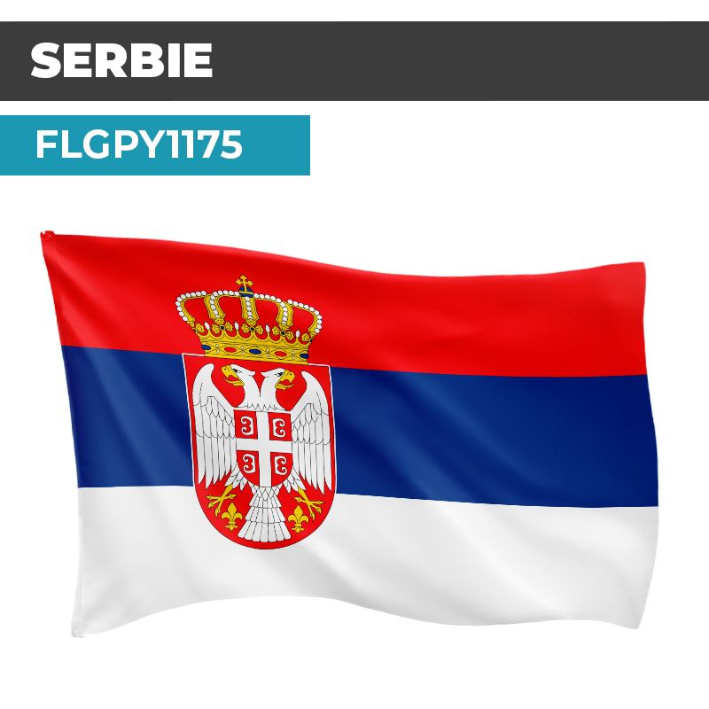 Drapeau SERBIE