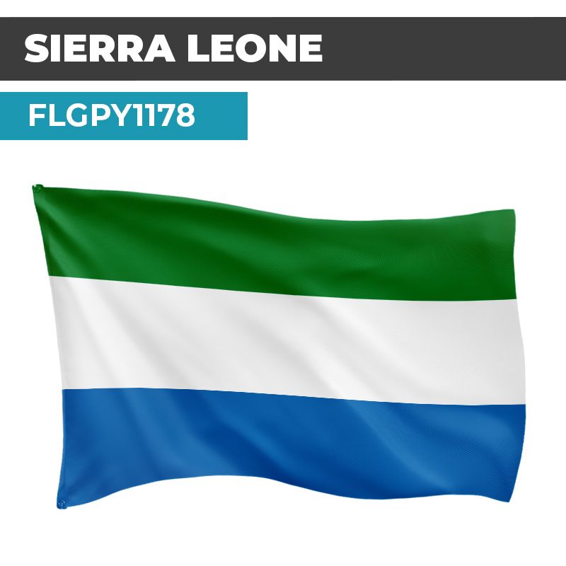 Drapeau SIERRA LEONE