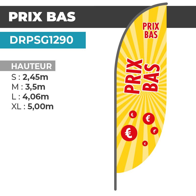 Drapeau PRIX BAS
