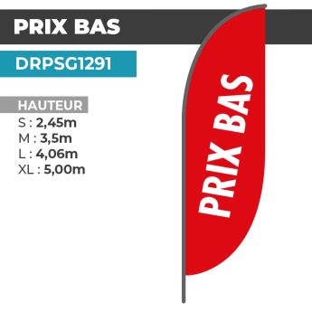 Drapeau PRIX BAS
