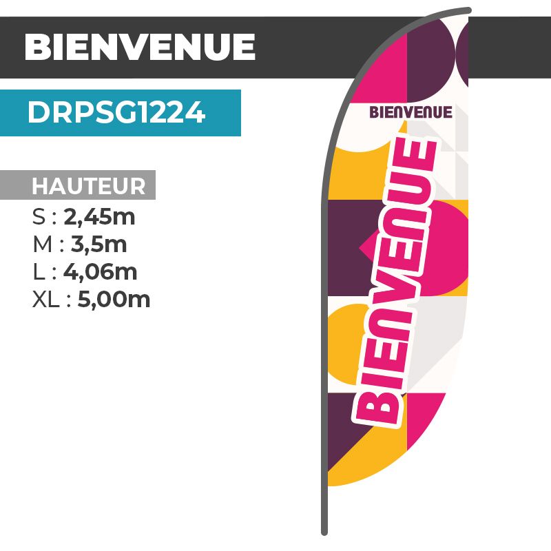 Drapeau BIENVENUE