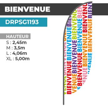 Drapeau BIENVENUE