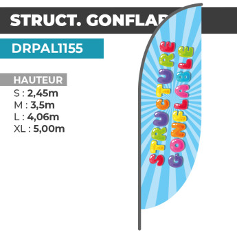 Drapeau STRUCTURE GONFLABLE